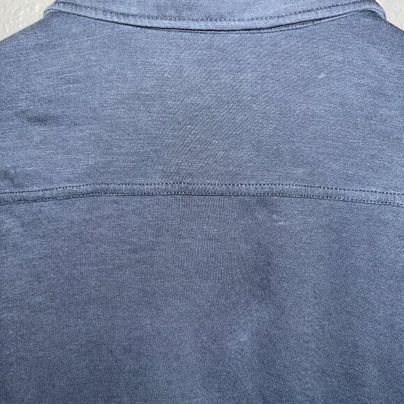 FAHERTY SUNWASHED KNIT SEASONS Single Pocket Shirt Organic Cotton Men's L Tall - Picture 6 of 13